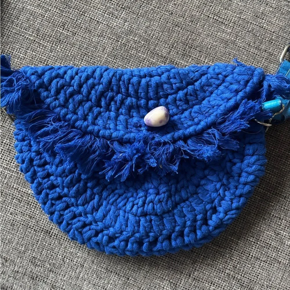 FP Macrame Moon Crossbody Bag - Picture 2 of 3